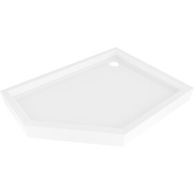 MEXEN - Flow+ päťboká sprchová vanička pravá 100 x 90, biela lesk 46P109010RH