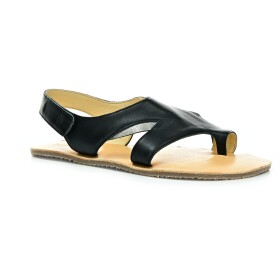 Lang.s by Tikki shoes Gaia Black barefoot sandále 42 EUR