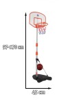 Mamido Basketbalový kôš 170 cm