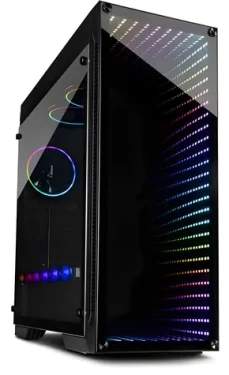 Inter-tech X-908 Infini2 čierna / Skriňa / Tower / Tvrdené sklo / 3x 120 mm RGB / ATX (88881240)