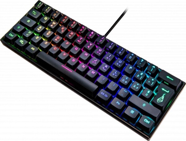 Surefire KingPin M1 60% Mechanical Gaming RGB Keyboard QWERTY Italian