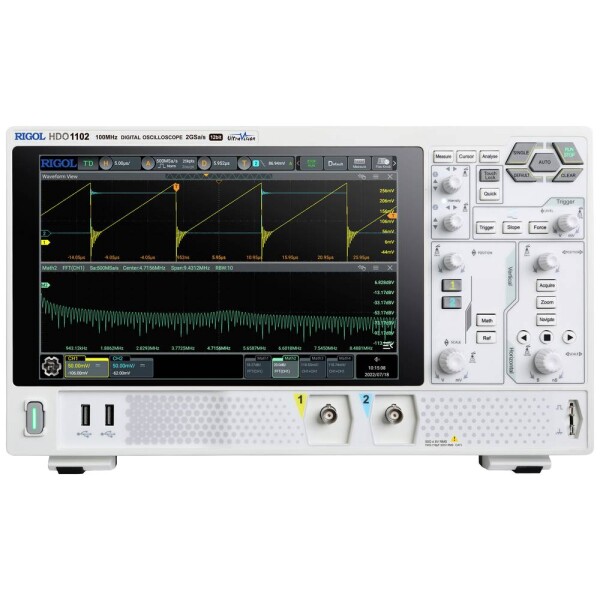 Rigol HDO1102 digitálny osciloskop 100 MHz 2 GSa/s 50 Mpts 12 Bit 1 ks; HDO1102