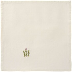 Ib Laursen Látkový obrúsok s výšivkou Summer Vibe Thyme