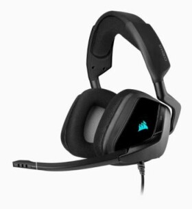 Headset Corsair Void RGB Elite čierna / Herné slúchadlá s mikrofónom / USB / kábel 1.8m (CA-9011203-EU)