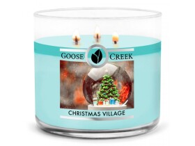 Goose Creek - Vianočná dedina Vonná sviečka 411 g