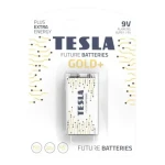 Teslá GOLD+ alkalická batéria 9V (6LR61) 1 ks / blister (1099137205)