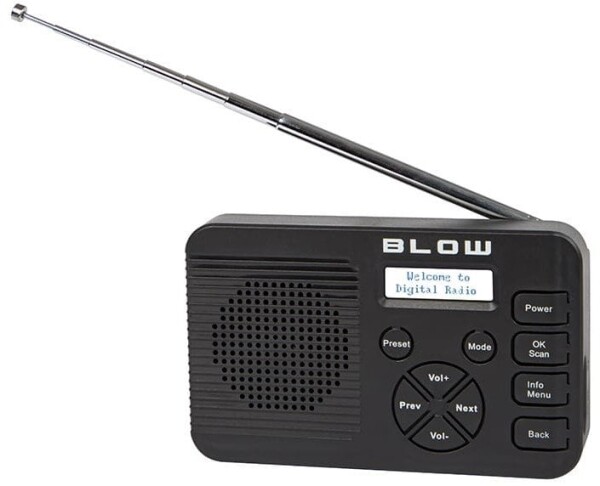 Blow Radio kuchenne FM/DAB+ BLOW RK4 BT čierne