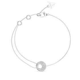 Guess Dámsky oceľový náramok Blooming Summer JUBB05224JWRH 18,5 cm