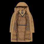 Dámska zimná dlhá bunda CMP s kapucňou, nepremokavá, zateplená, béžová (34K0096/P814) 36