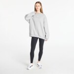 Mikina adidas Essentials Fleece Long Oversized Crew Sweatshirt Medium Grey Heather M