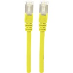 Intellinet 740777 RJ45 sieťové káble, prepojovacie káble CAT 6A S/FTP 1.50 m žltá fóliové tienenie, tienenie pletivom, tienený, bez halogénov 1 ks; 740777