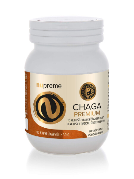 NUPREME Chaga extrakt premium 100 kapsúl