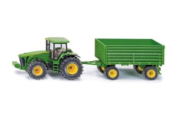 Siku Farmer Traktor John Deere vlekom