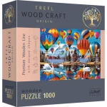 Trefl Wood Craft Origin - Puzzle - Farebné balóny