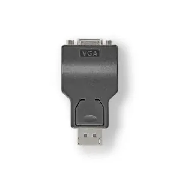 Nedis Adaptér DisplayPort (M) - VGA zásuvka čierna / poniklovaný (CCGB37935BK)