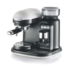 Ariete 1318 Moderna Espresso strieborná / Pákový kávovar / 1080 W / 0.7 l / 15 bar / mlynček (8003705118737)