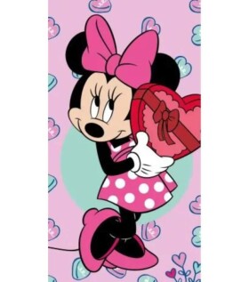 Jerry Fabrics Disney Minnie Pink JFK035283 osuška ružová 70x140