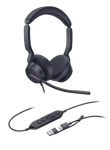 Yealink UH46 Dual UC čierna / Stereo náhlavná súprava / mikrofón / USB-C USB-A / kábel 2,15 m (1308183)