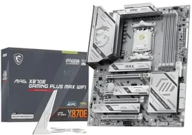 MSI MAG X870E GAMING PLUS MAX WIFI / AMD X870E / DDR5 / SATA III RAID / USB / 5GLAN / M.2 / sc.AM5 / ATX (7E70-016R)