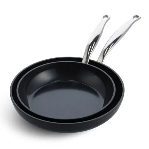 GreenPan Sada 2 nepriľnavých keramických panvíc Barcelona Pre 24 cm + 28 cm čierna (CC005336-001)