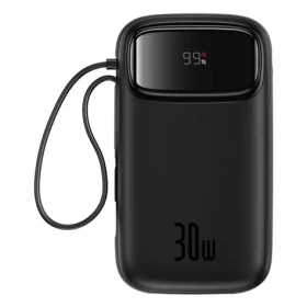 Baseus Qpow2 20000mAh 30W s káblom USB-C čierna / Powerbanka / 3xUSB-C / 1xUSB-A (P10055009113-00)