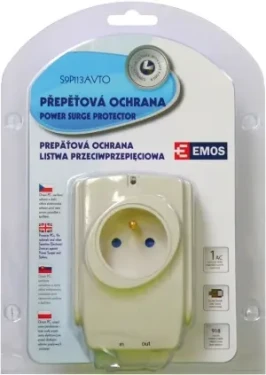 GP MET Prepäťová ochrana 1 zásuvka / Prepäťová ochrana / 918 J / LED indikátor / 16 A (1909010000)