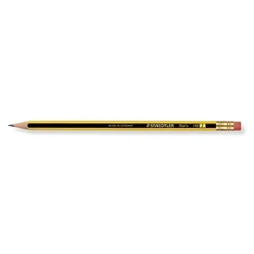Staedtler Noris HB / Grafitová ceruzka / 12 ks / Nelámavá tuha / S gumou (122-HB)