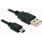 Delock kábel USB 2.0 A-samec gt; USB mini-B 5-pin samec, 0,7 metra (82396)