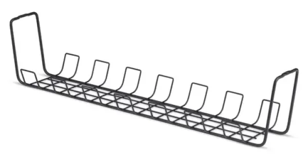 StarTech Priehradka na káble pod stôl čierna / Organizér káblov / Oceľ / 615 x 132,5 x 130 mm / nosnosť 5 kg (S1MB-DESK-CABLE-TRAY)
