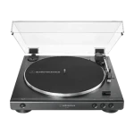 Audio Technica AT-LP60XBK čierna / Gramofón / 33.3 amp; 45 RPM / RCA / 3.5mm Jack / predzosilňovač (AT-LP60XBK)