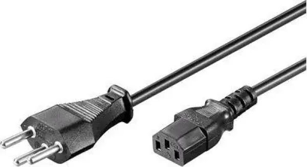 MicroConnect Power Cord Swiss Typ J - C13 1.8m čierna / Švajčiarska koncovka (PE160418)