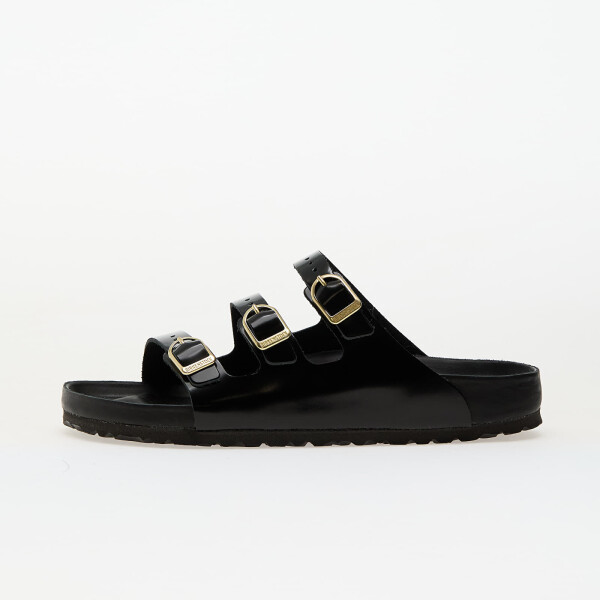 Tenisky Birkenstock Florida Fresh Natural Leather Patent High-Shine Black EUR 36
