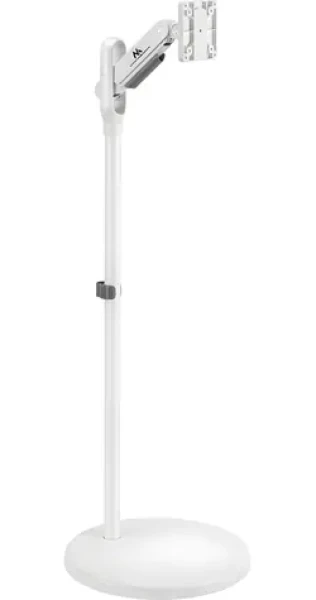 Maclean MC-970W biela / Mobilný podlahový stojan pre TV / 17-35" / plynová pružina / nosnosť 2-10 kg (MC-970)