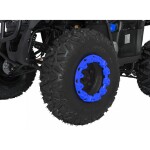 Mamido Detská benzínová štvorkolka RamiGO MONSTER 200CC čierno-modrá