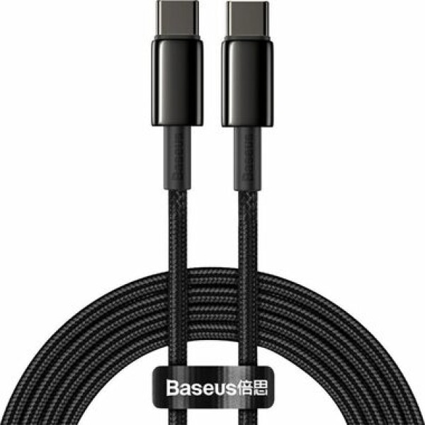 Baseus CATWJ-A01 Kábel USB-C (M) - USB-C (M) 2 m čierna / 100W (CATWJ-A01)