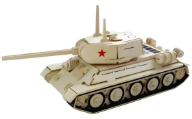 Woodcraft CONSTRUCTION Kit 3D puzzle Tank T-34 P