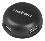 Natec Bumblebee čierna / USB rozbočovač / 3x USB-A 2.0 (NHU-1330)
