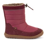 Dievčenské zimné barefoot snehule UP TEX SNOW WOOL Bordeaux G3160249-4 - 34