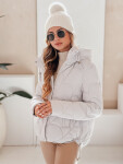 Dámska zimná bunda TY5042 svetlošedá – FashionStreet 2XL