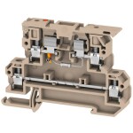 Weidmüller 9915820001 istiace svorka 4 mm skrutkovací béžová 50 ks; 9915820001