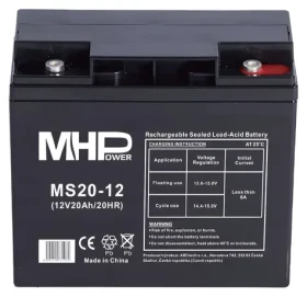 Carspa MHPower MS20-12 / Olovený akumulátor / AGM / 12V / 20Ah / T5 (MS20-12)