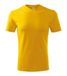 Ťažké tričko unisex žlté L