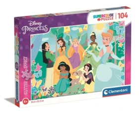 Clementoni Trblietavé PUZZLE Disney princeznej v záhrade