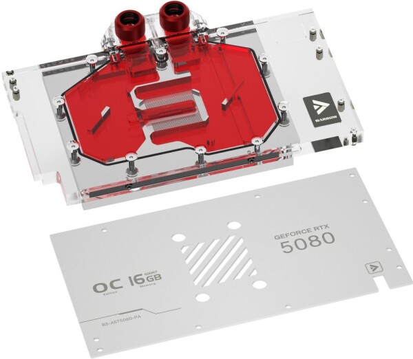 Barrow Barrow ASUS ROG TUF 5080 / 5070 Ti GPU-Wasserblock - weiß