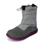 Detská zimná barefoot obuv s membránou Bugga RUBA Grey B00197-09 - 27