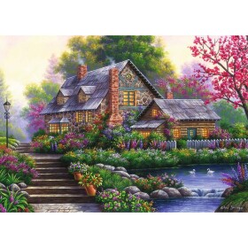 Ravensburger Puzzle Romantická chata 1000 dielikov