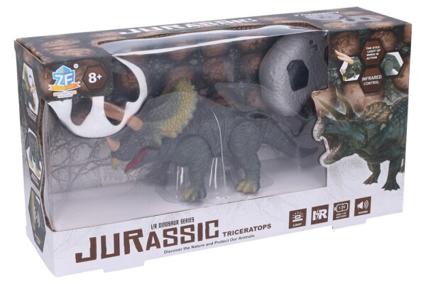 Dino Triceratops RC na diaľkové ovládanie 24 cm, Wiky RC, W013306