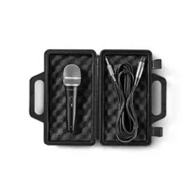 Nedis Káblový mikrofón čierna / Kardioid / dynamický / 5.00 m / 50 Hz - 15 kHz / 600 Ohm / -72 dB / Vypínač (MPWD50CBK)