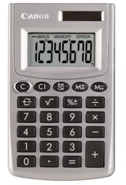 Canon LS-270L strieborná / Kalkulačka / 8miestna / LCD / duálne napájanie (6649C001)