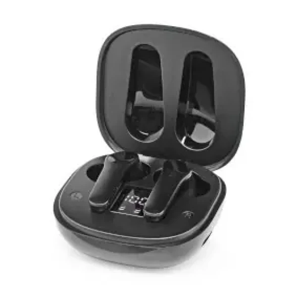 Nedis Plne bezdrôtové slúchadlá / Bluetooth® / Maximálna doba prehrávania na batérie: 5 hod (HPBT5060BK)